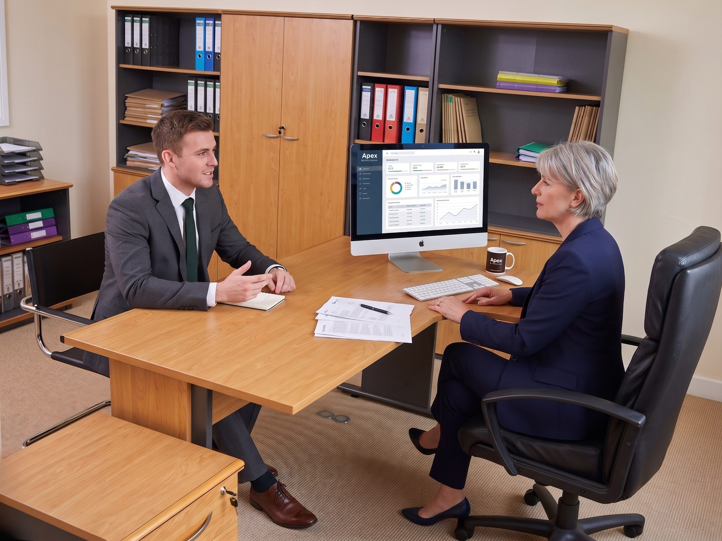Bureau d'entretien — vue 2